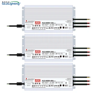 แหล่งจ่ายไฟ Meanwell HLG-600 ซีรี่ส์ H